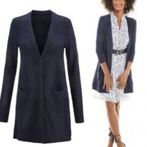 CAbi Classic Cardigan- Navy